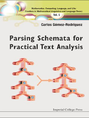 cover image of Parsing Schemata For Practical Text Analysis
